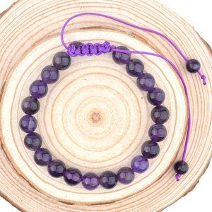 Amethyst Bracelet 8 MM